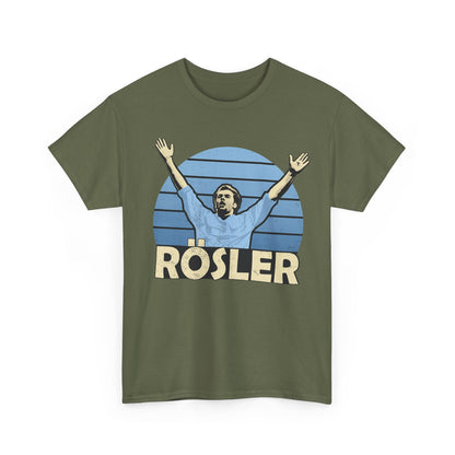 Retro 'Rösler' Graphic Tee - Vintage Soccer Fan Shirt