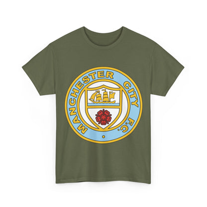 Manchester City FC Retro Crest T-Shirt – Retro Football Fan Tee
