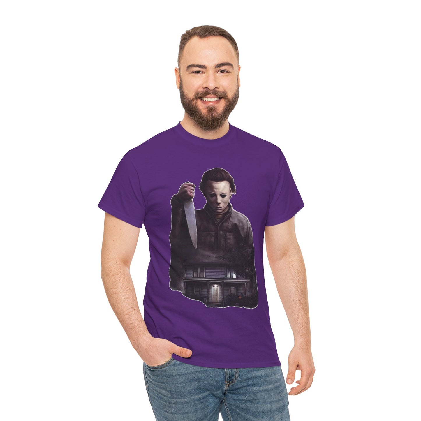 Michael Myers Horror T-Shirt – Halloween Masked Killer Graphic Tee