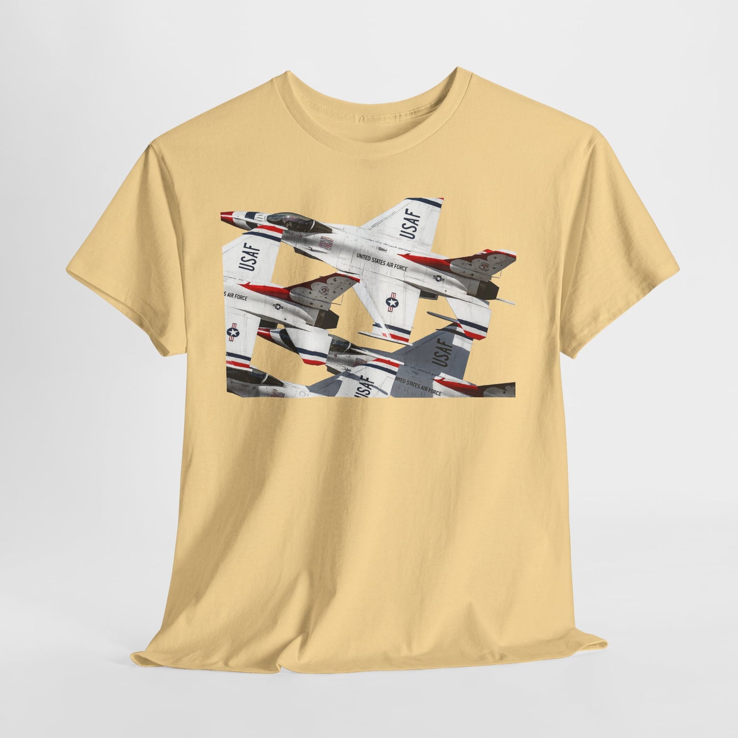 Thunderbirds Jet Formation T‑Shirt — Military Aviation Fighter Jets Tee