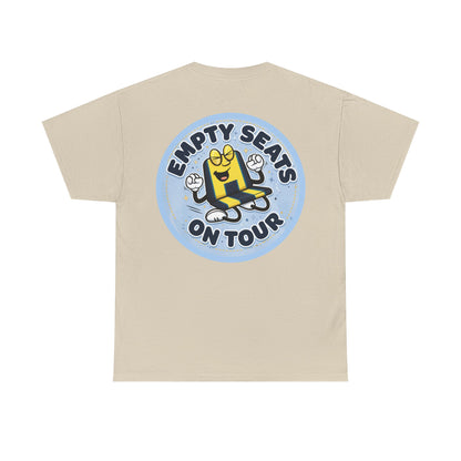 Manchester City T‑Shirt — "Empty Seats On Tour" Cartoon Seat Graphic Tee