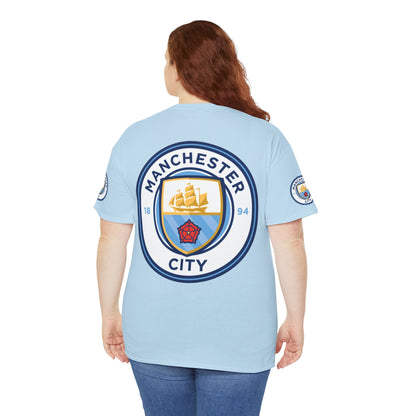 Manchester City Crest T-Shirt — Football Club Logo Tee
