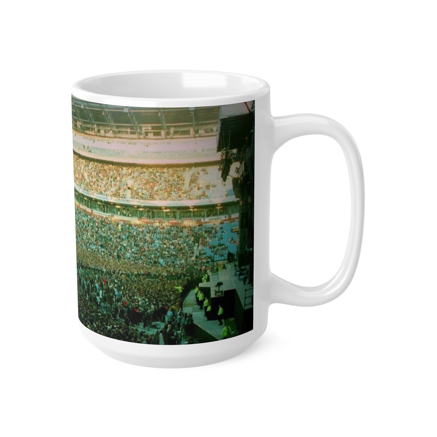 Oasis at Maine Road Stadium Concert Crowd Photo Mug — Vintage Live Music Coffee Cup (11oz & 15oz)