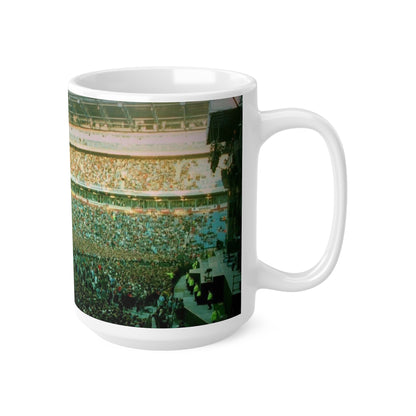 Oasis at Maine Road Stadium Concert Crowd Photo Mug — Vintage Live Music Coffee Cup (11oz & 15oz)