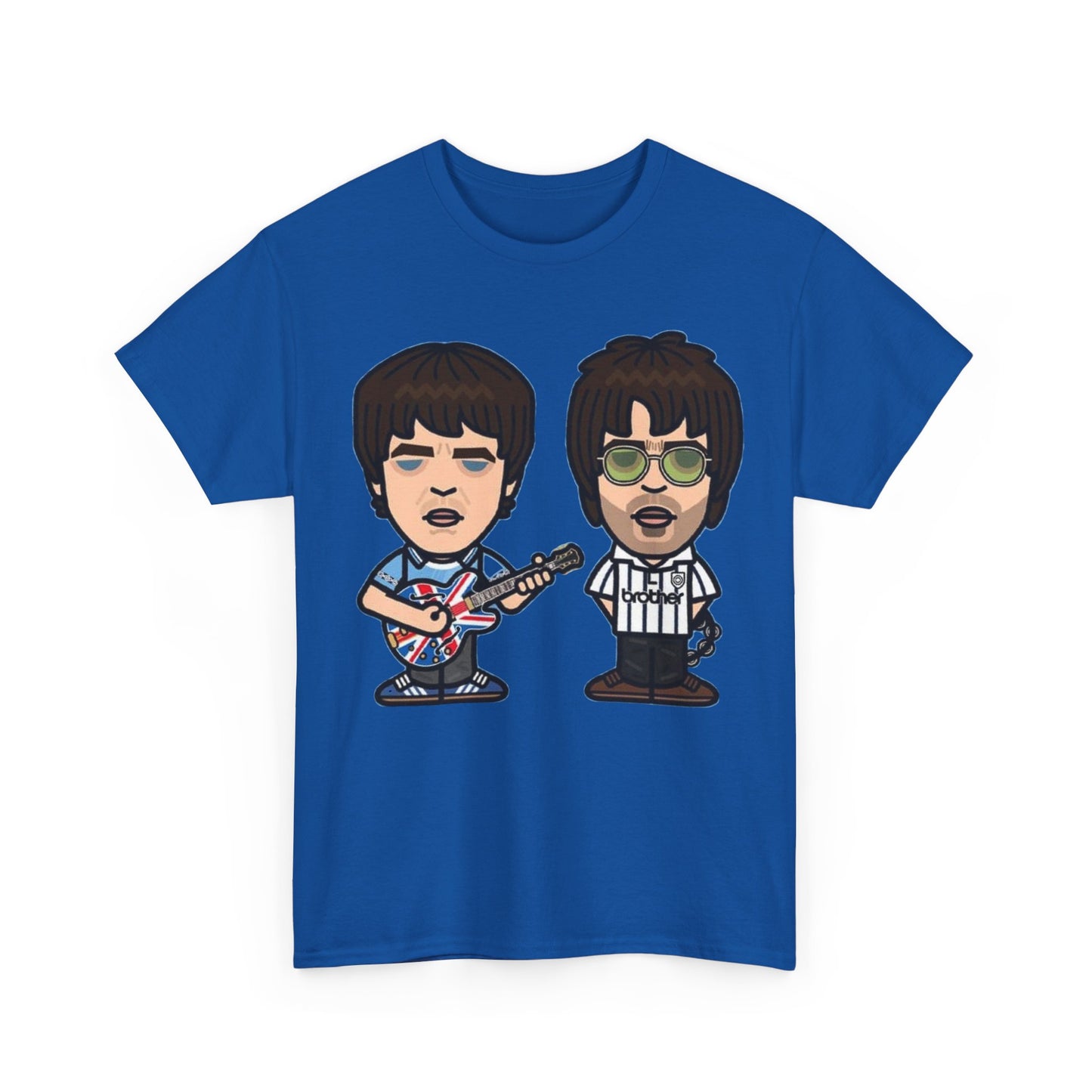 Oasis Noel & Liam Cartoon Rock Duo T-Shirt