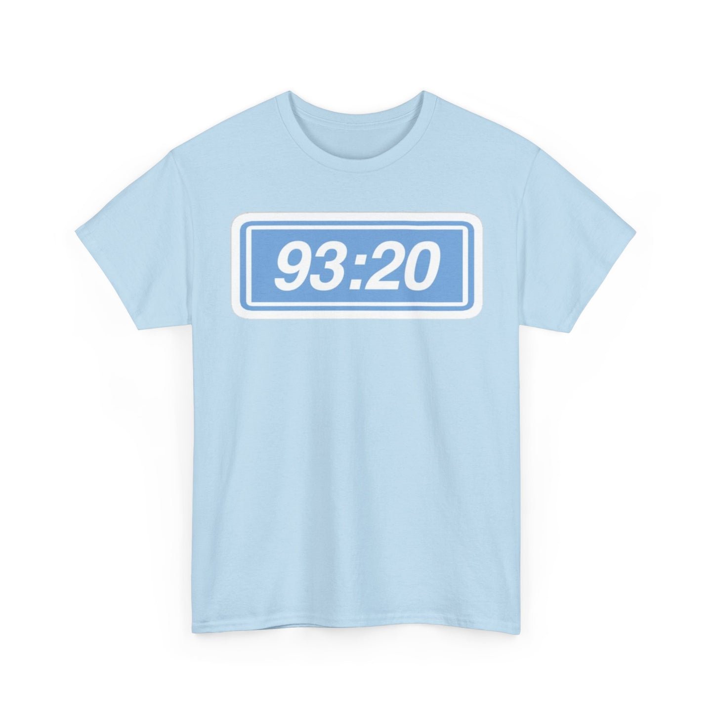 Manchester City 93:20 Tee — Minimal Retro Graphic T‑Shirt