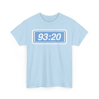 Manchester City 93:20 Tee — Minimal Retro Graphic T‑Shirt