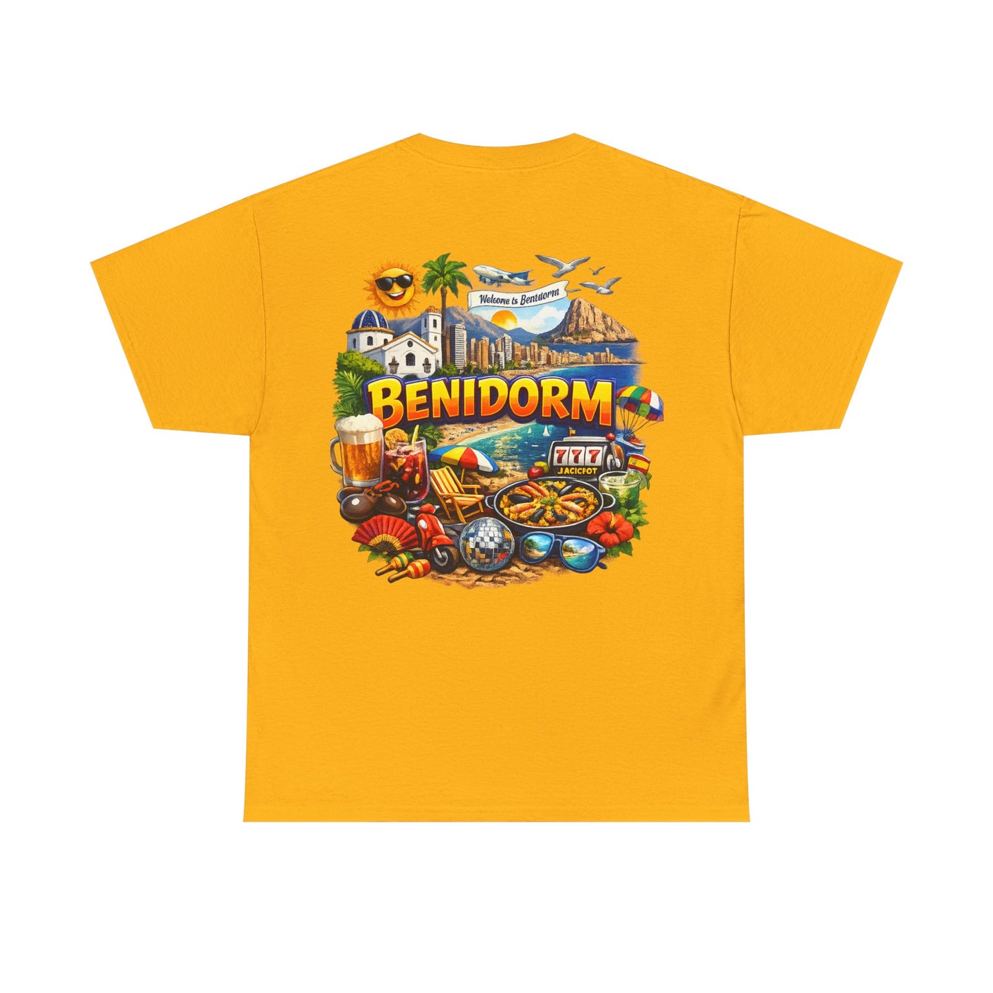 Benidorm Souvenir T‑Shirt — Spain Beach Holiday Graphic Tee