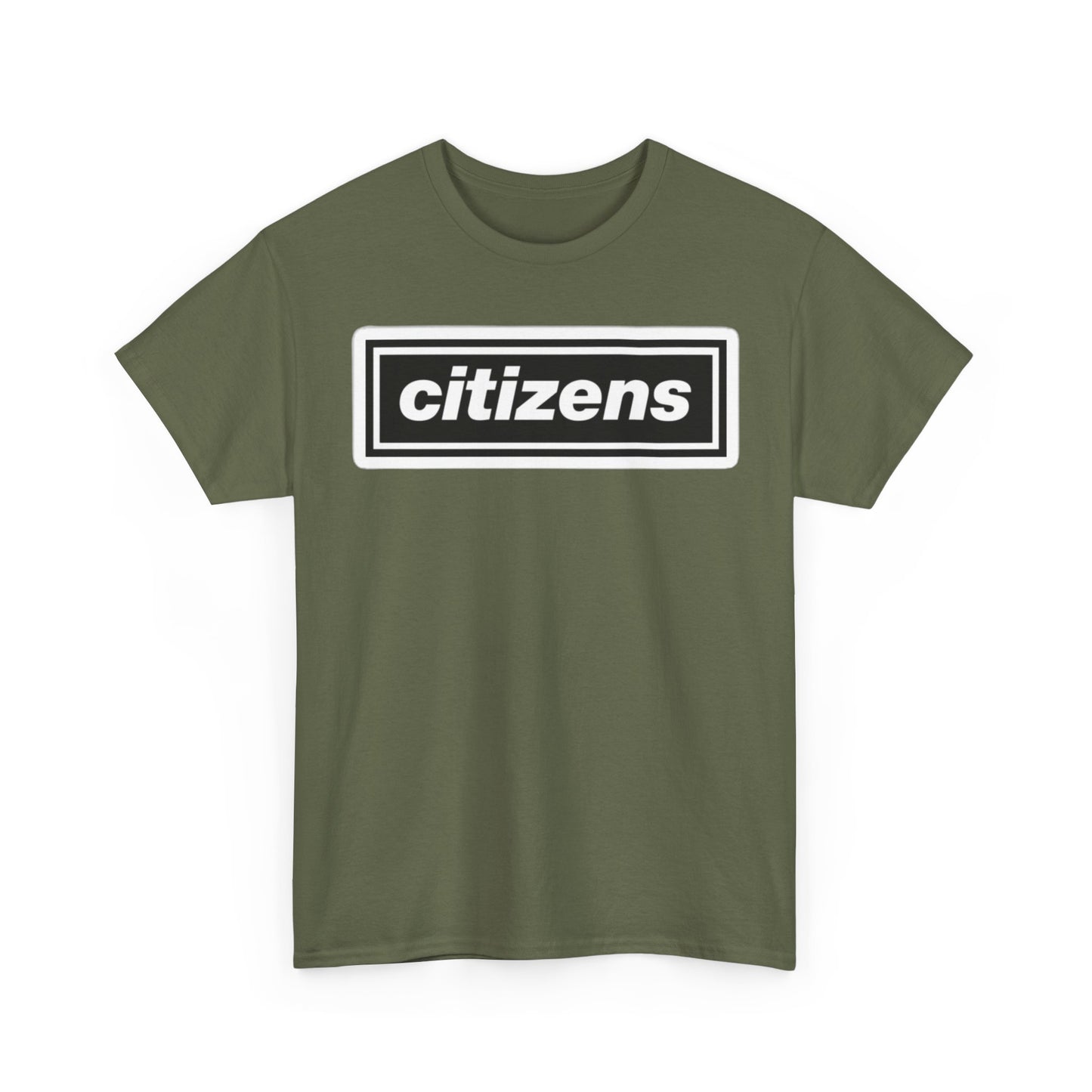 Citizens Manchester City Logo T-Shirt — Minimal Retro Box-Logo Tee