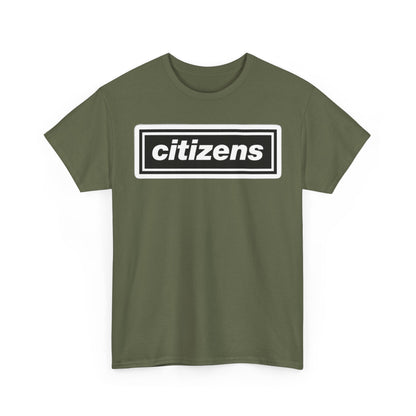 Citizens Manchester City Logo T-Shirt — Minimal Retro Box-Logo Tee