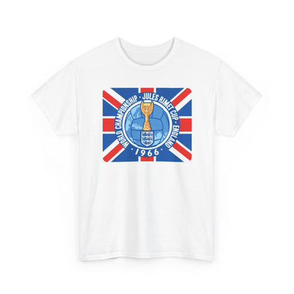 1966 World Cup Jules Rimet Trophy Tee — Vintage England Football Shirt