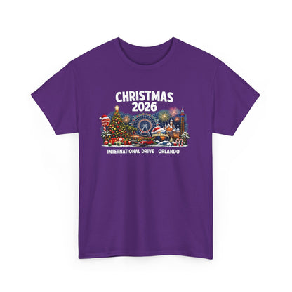 Christmas 2026 Orlando T-Shirt — International Drive Holiday Souvenir