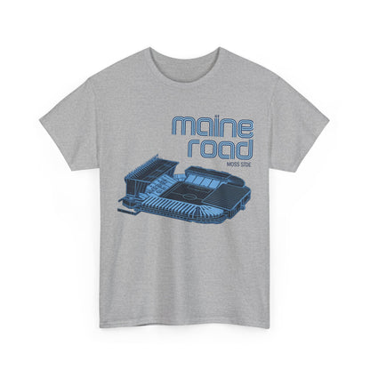 Maine Road Retro Stadium Tee — Vintage Football Arena Graphic Shirt