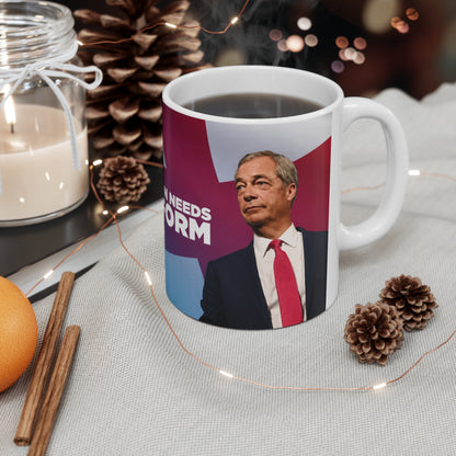 Britain Needs Reform Mug — Political Tea/Coffee Cup (11oz & 15oz)