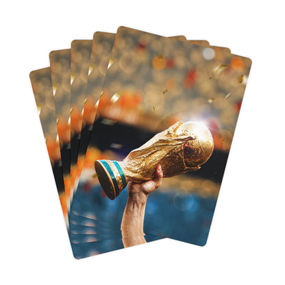 World Cup Trophy Playing / Poker Cards