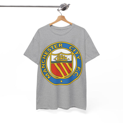 Manchester City Football Club Retro Crest T-Shirt - Retro Soccer Fan Tee