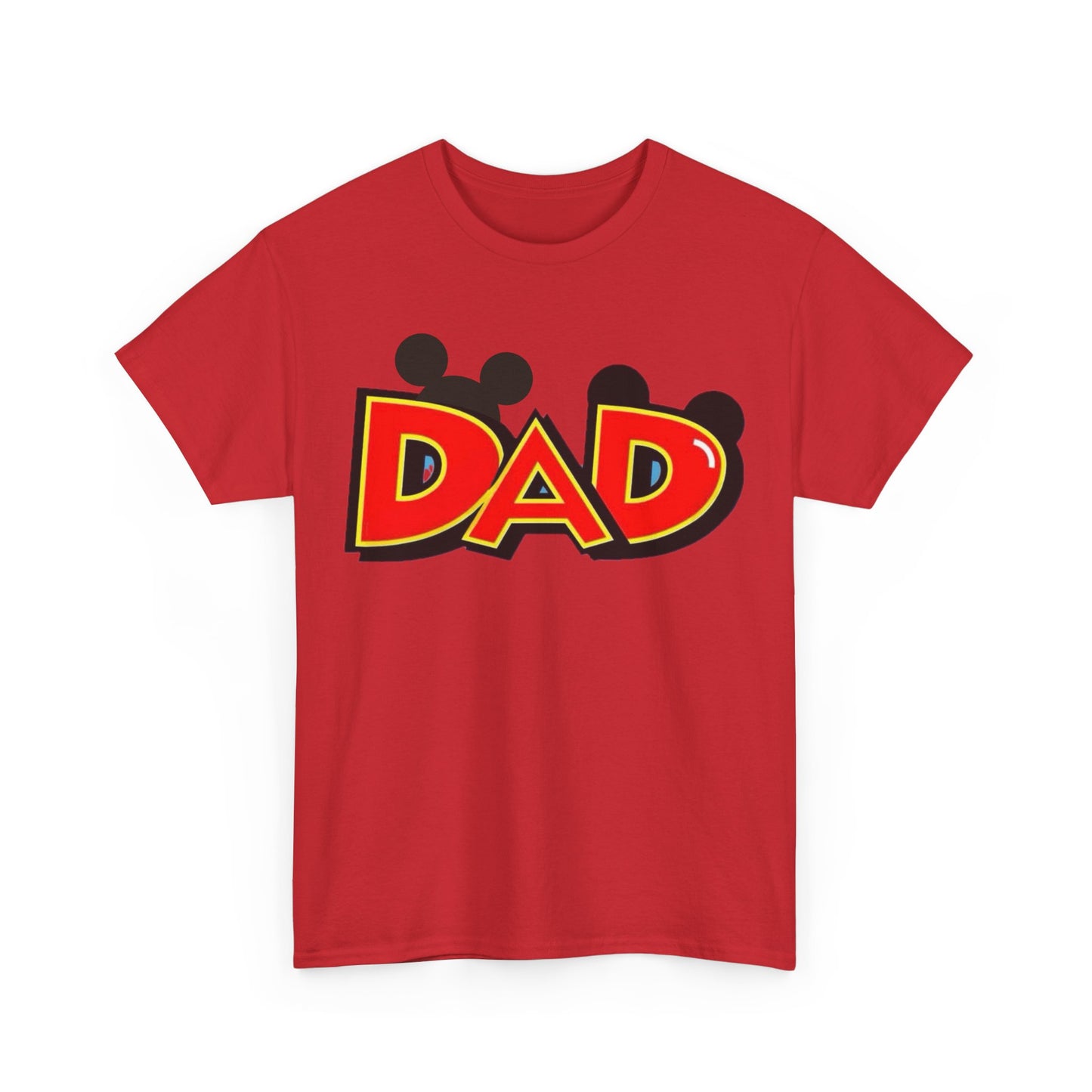 Disney Dad Mickey Ears T-Shirt – Retro Cartoon Dad Tee, Perfect Father’s Day Gift