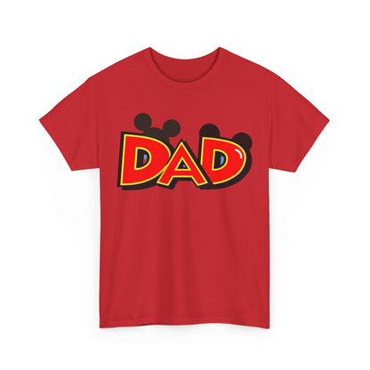 Disney Dad Mickey Ears T-Shirt – Retro Cartoon Dad Tee, Perfect Father’s Day Gift