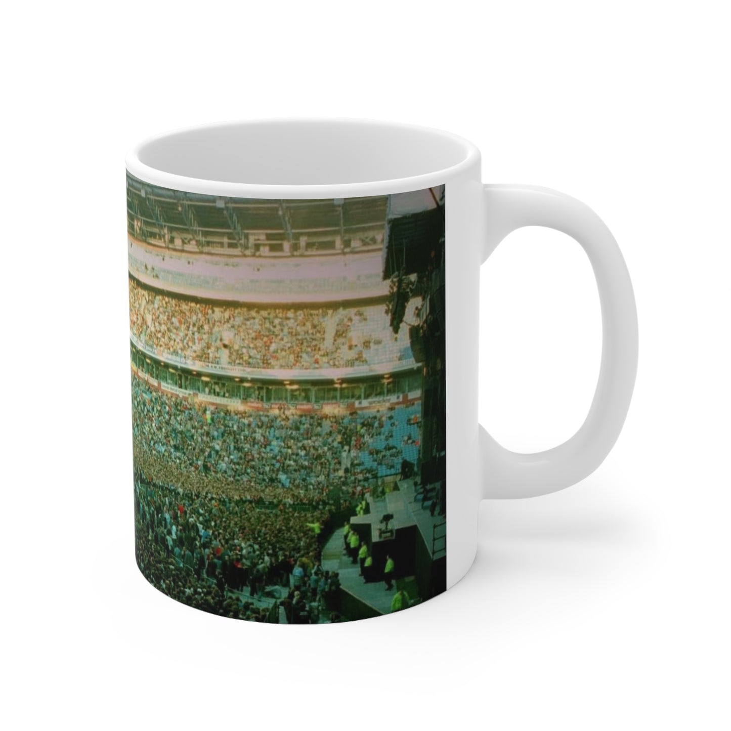 Oasis at Maine Road Stadium Concert Crowd Photo Mug — Vintage Live Music Coffee Cup (11oz & 15oz)
