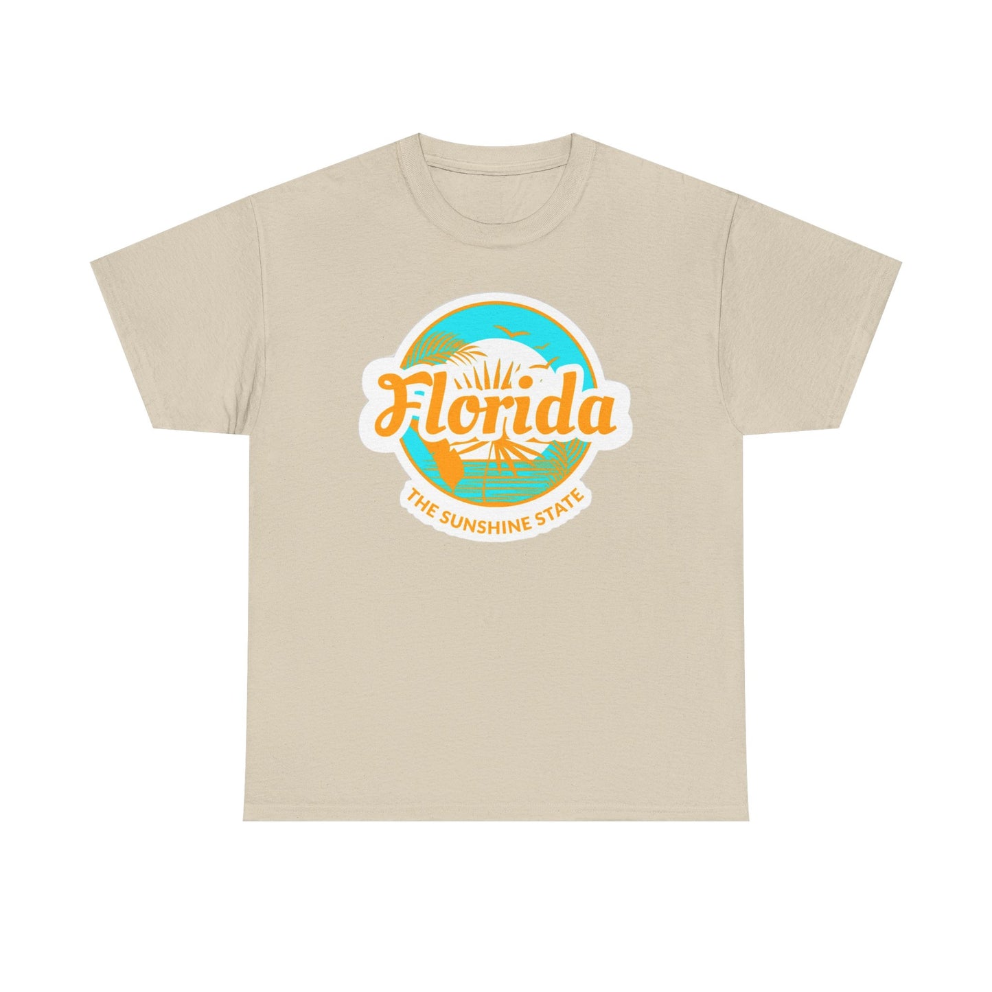 Florida Sunshine State T‑Shirt – Retro Beach Logo Tee