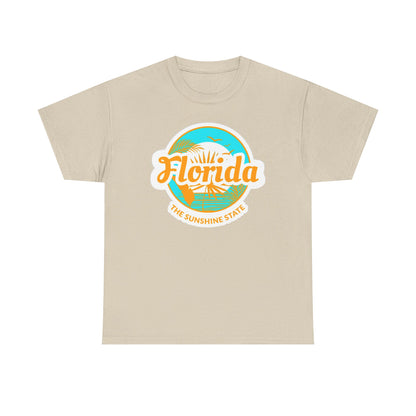 Florida Sunshine State T‑Shirt – Retro Beach Logo Tee