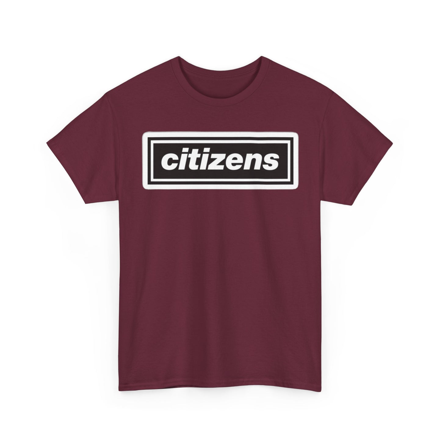 Citizens Manchester City Logo T-Shirt — Minimal Retro Box-Logo Tee