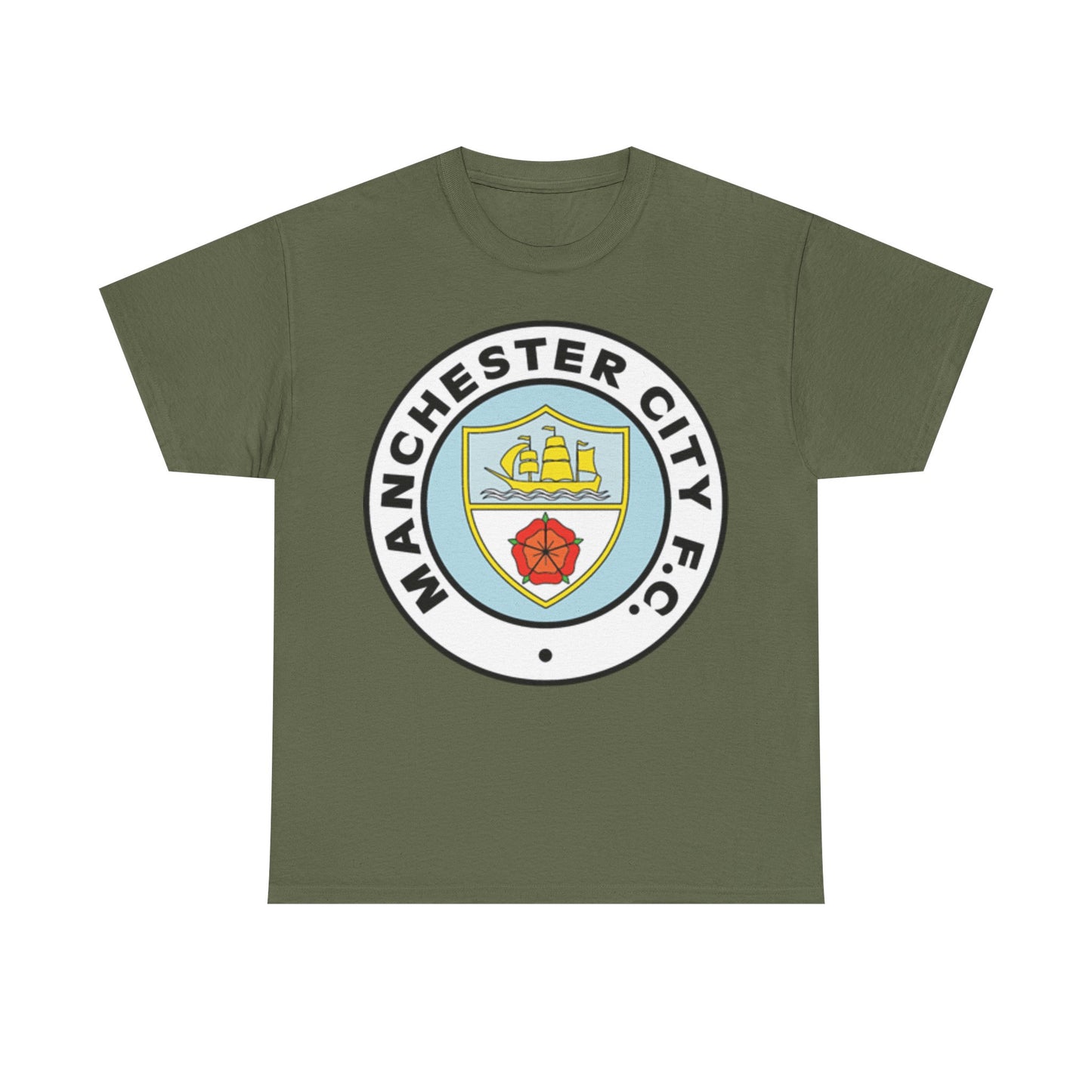 Manchester City F.C. Retro Crest T-Shirt – Retro Football Fan Tee