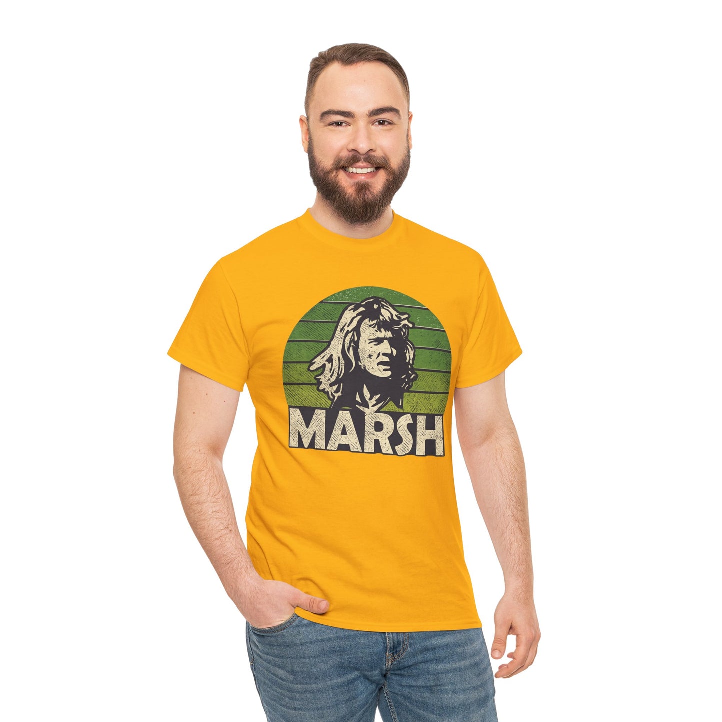 Rodney Marsh Retro Portrait Tee — Graphic T-Shirt