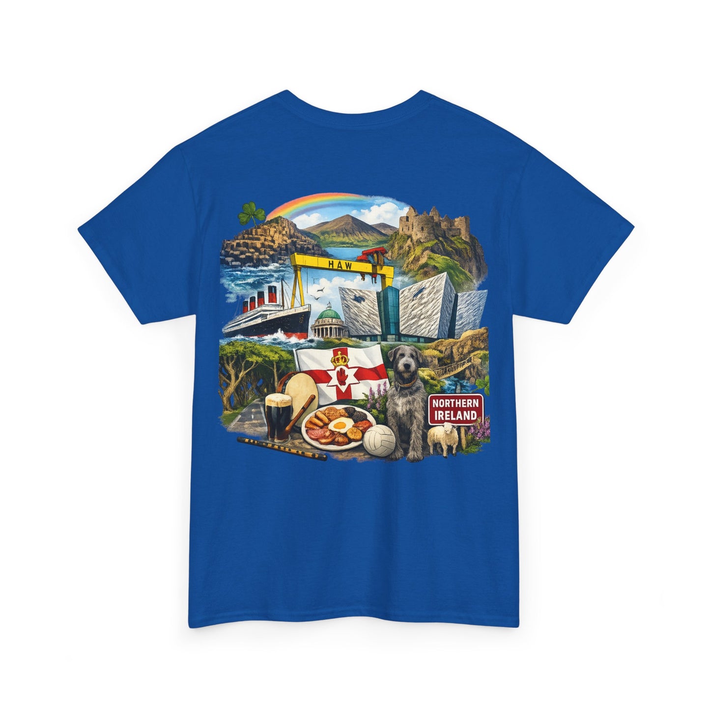 Northern Ireland Collage Tee — "Make Northern Ireland Great Again" Graphic T-Shirt