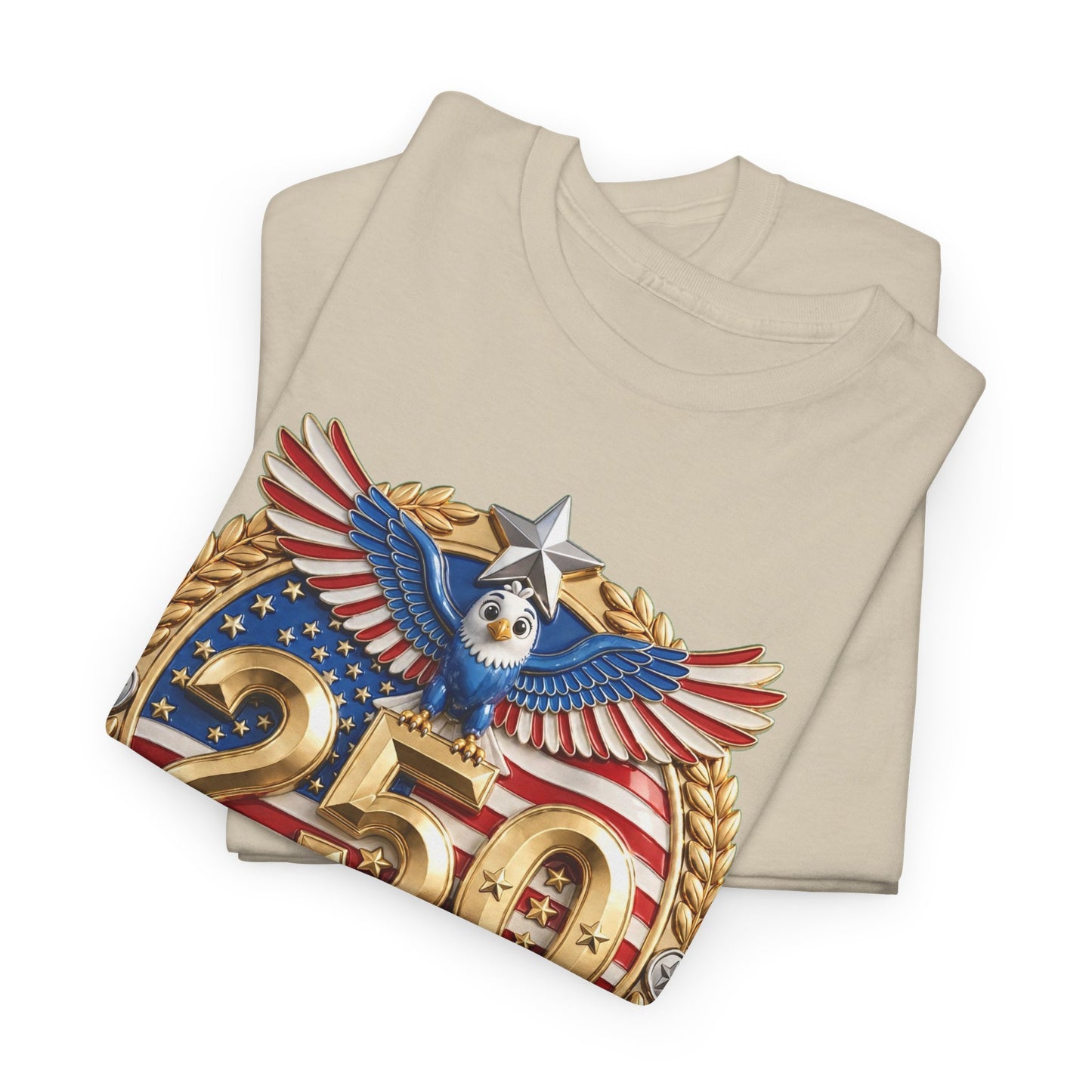 250th USA Anniversary T-Shirt – 1776–2026 Patriotic Eagle Emblem Tee