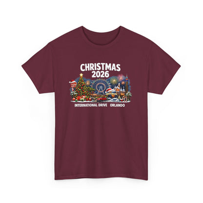 Christmas 2026 Orlando T-Shirt — International Drive Holiday Souvenir