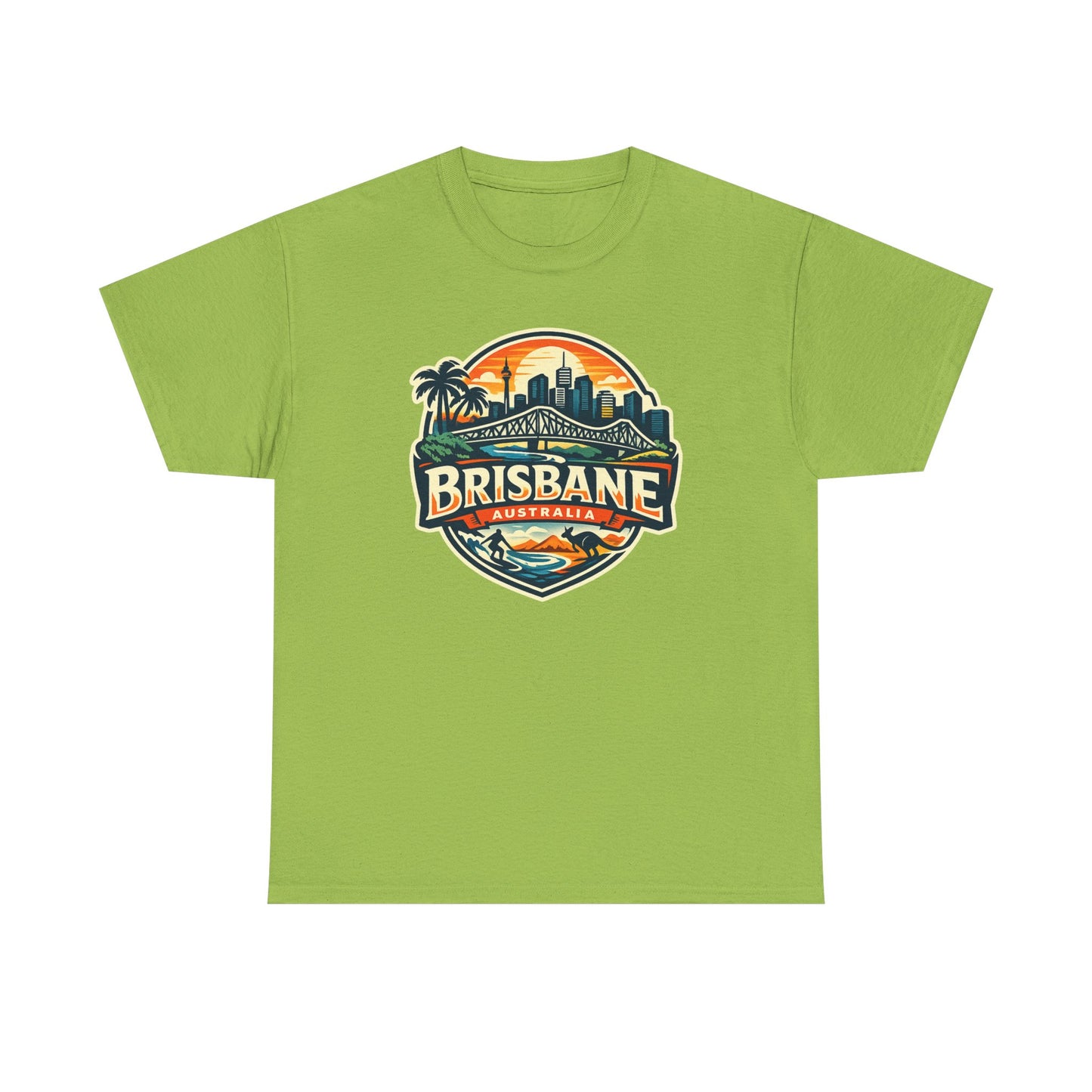 Brisbane Australia Vintage Sunset T-Shirt