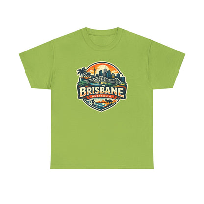 Brisbane Australia Vintage Sunset T-Shirt