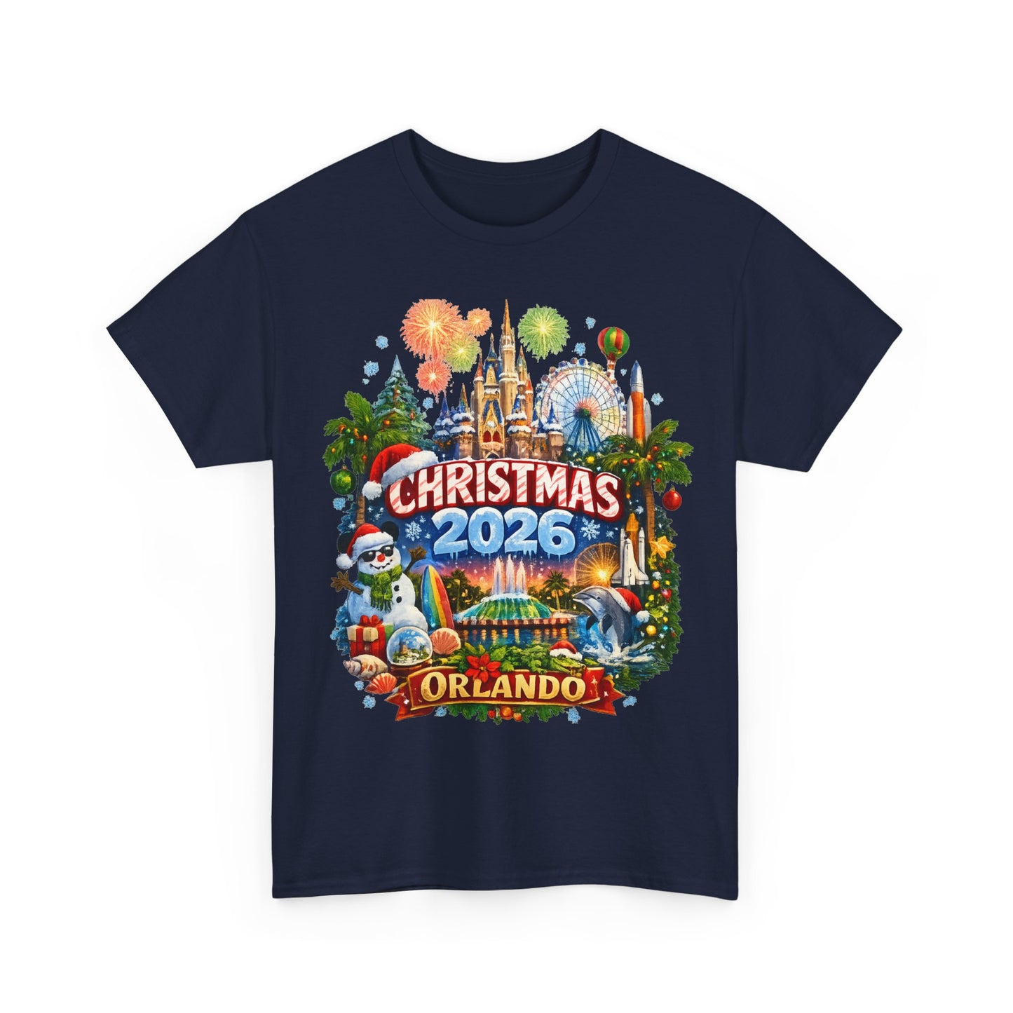 Christmas 2026 Orlando T-Shirt — Holiday Theme Park Souvenir Tee