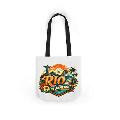 Rio de Janeiro Travel Tote — Retro Beach Canvas Bag