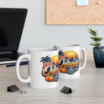 Orlando Tropical Sunset Coffee Mug — Ceramic 11oz & 15oz