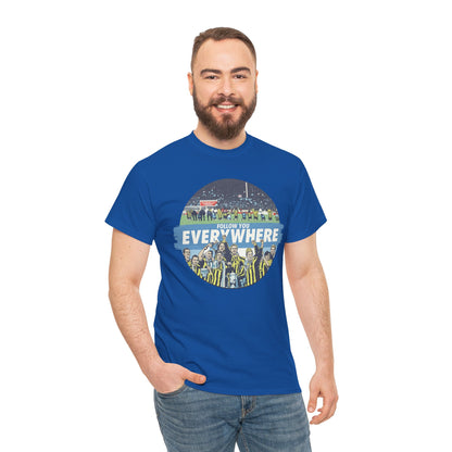 Manchester City T-Shirt — Follow Me Everywhere Soccer Fan Design