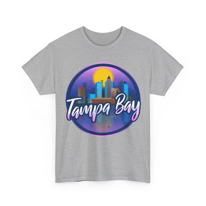 Tampa Bay Skyline T-Shirt — Retro Sunset Cityscape Tee