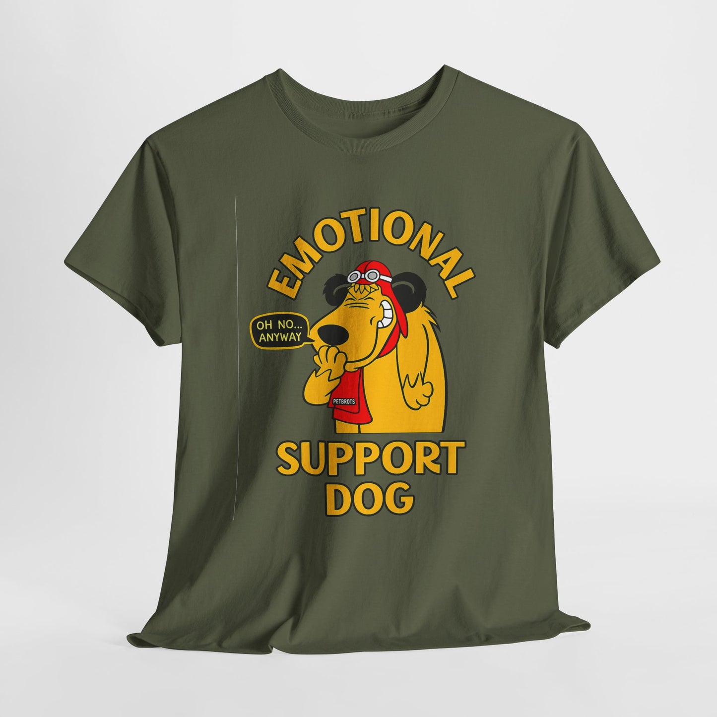 Emotional Support Dog T-Shirt — Cute Cartoon Comfort Pup Tee