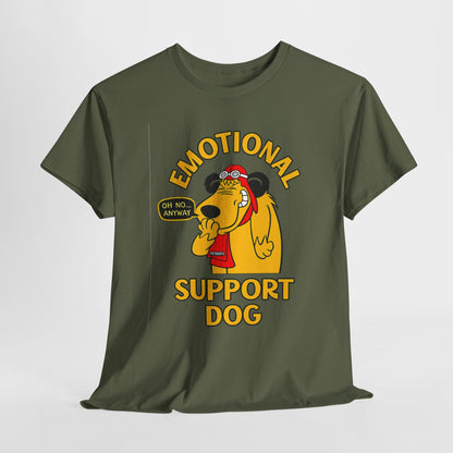 Emotional Support Dog T-Shirt — Cute Cartoon Comfort Pup Tee
