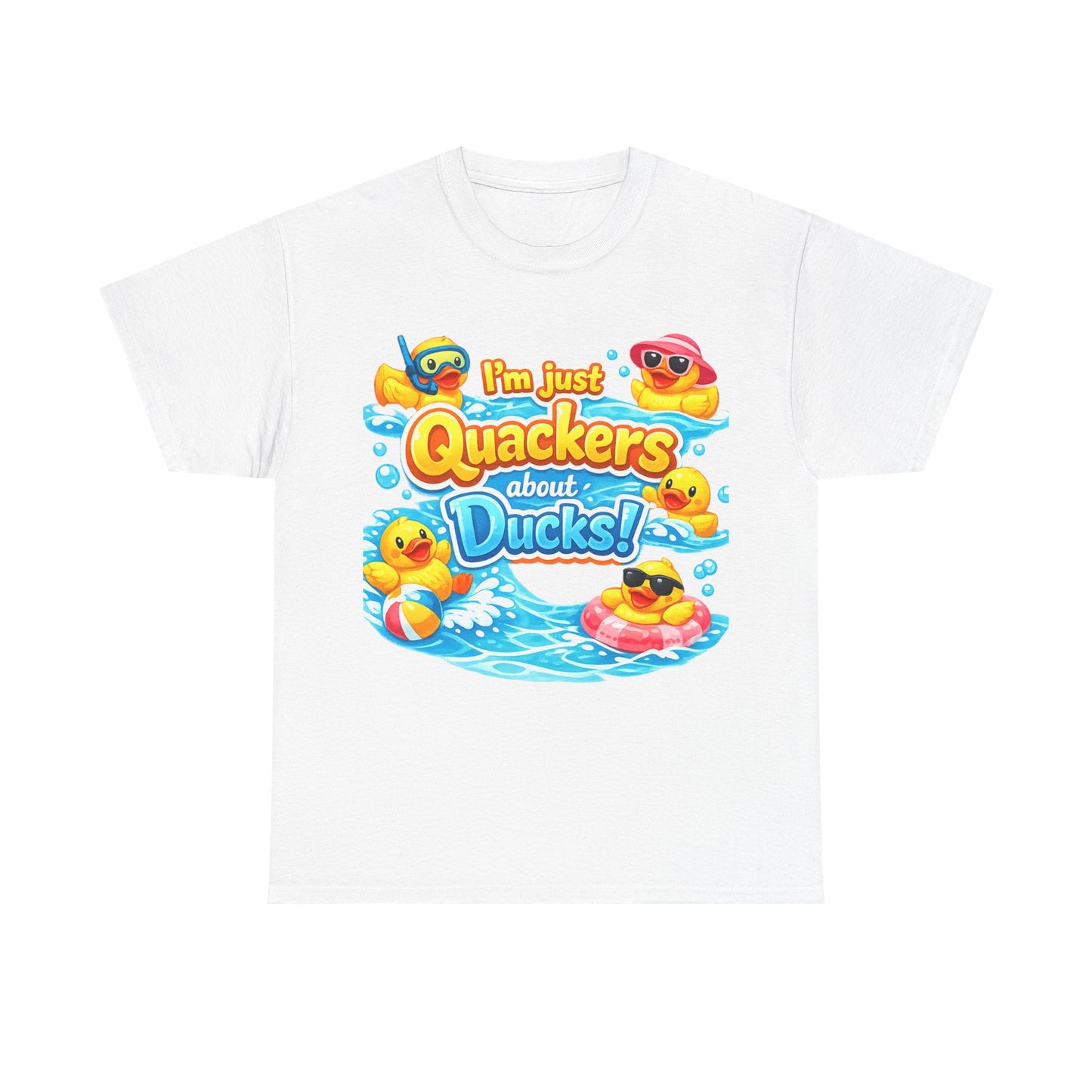 I'm Just Quackers About Ducks! Cute Rubber Duck Pool Tee