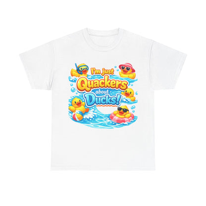 I'm Just Quackers About Ducks! Cute Rubber Duck Pool Tee