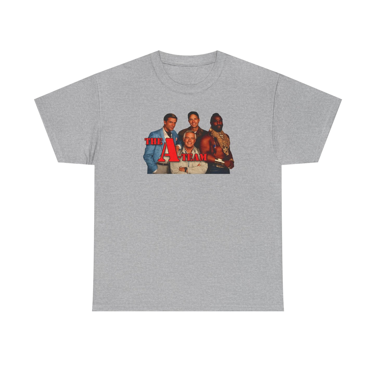 A-Team Graphic Tee — Retro TV Series Logo & Character Poster T-Shirt
