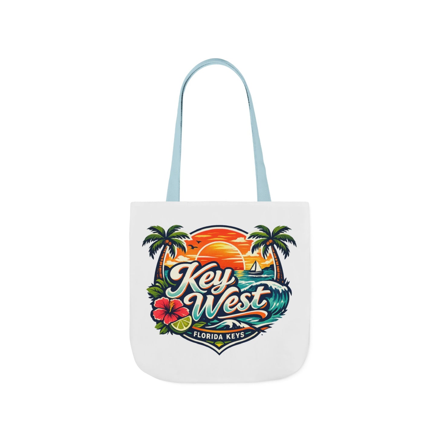 Key West Sunset Canvas Tote
