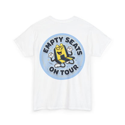 Manchester City T‑Shirt — "Empty Seats On Tour" Cartoon Seat Graphic Tee