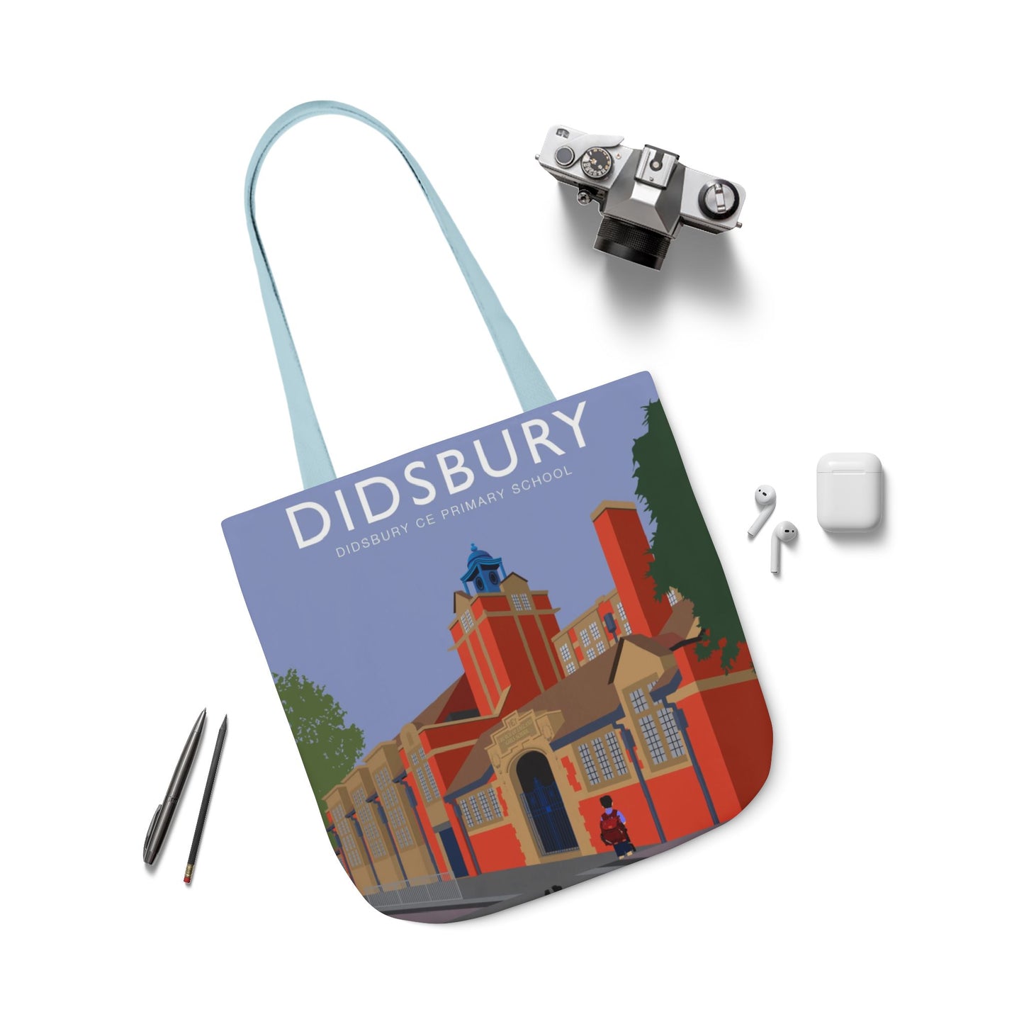 Elm Grove Didsbury C of E Primary School Vintage Travel Canvas Tote Bag