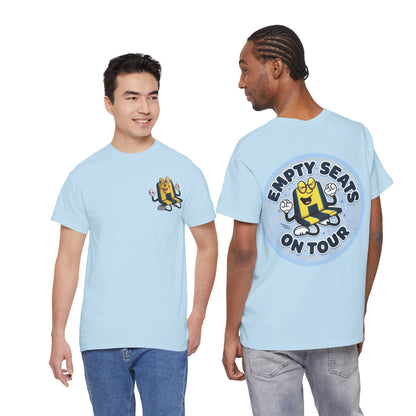 Manchester City T‑Shirt — "Empty Seats On Tour" Cartoon Seat Graphic Tee