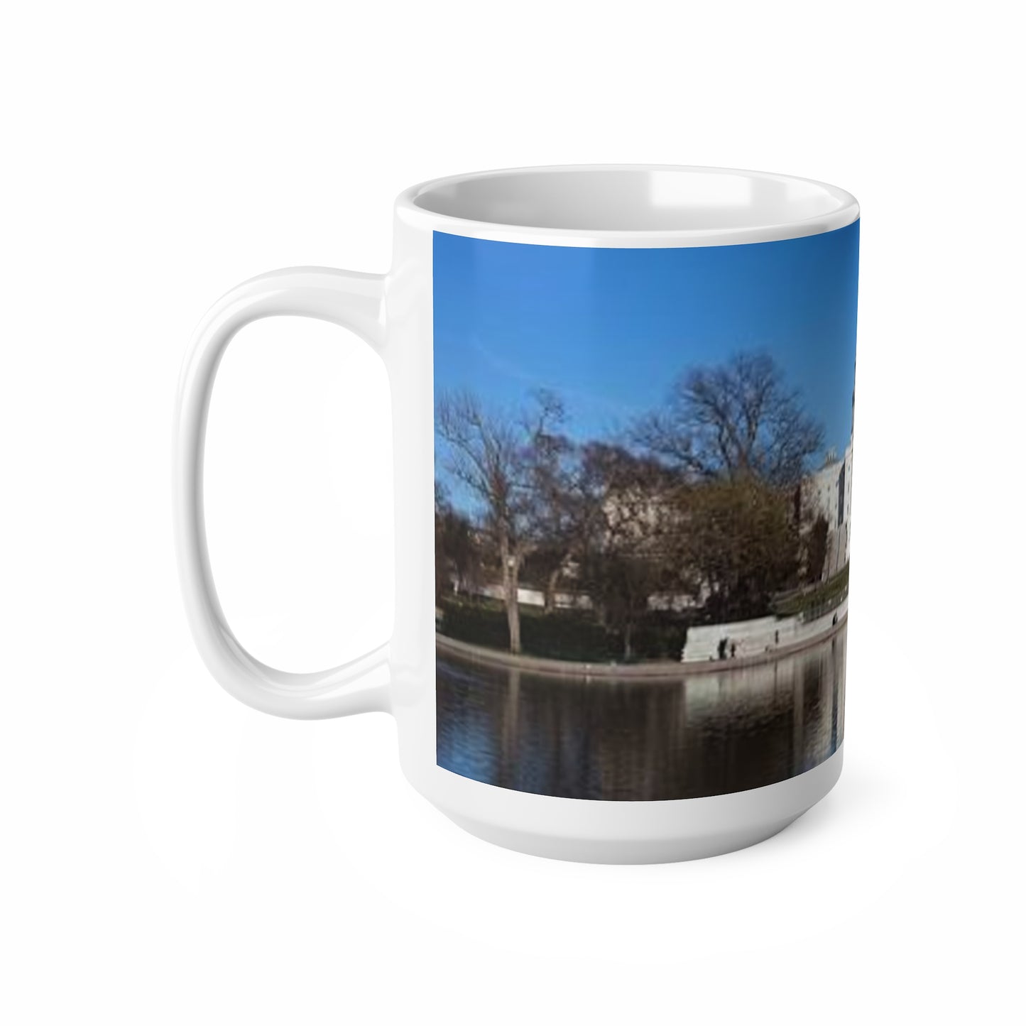 US Capitol Reflection Mug — Washington D.C. Scenic Ceramic Coffee Cup (11oz & 15oz)