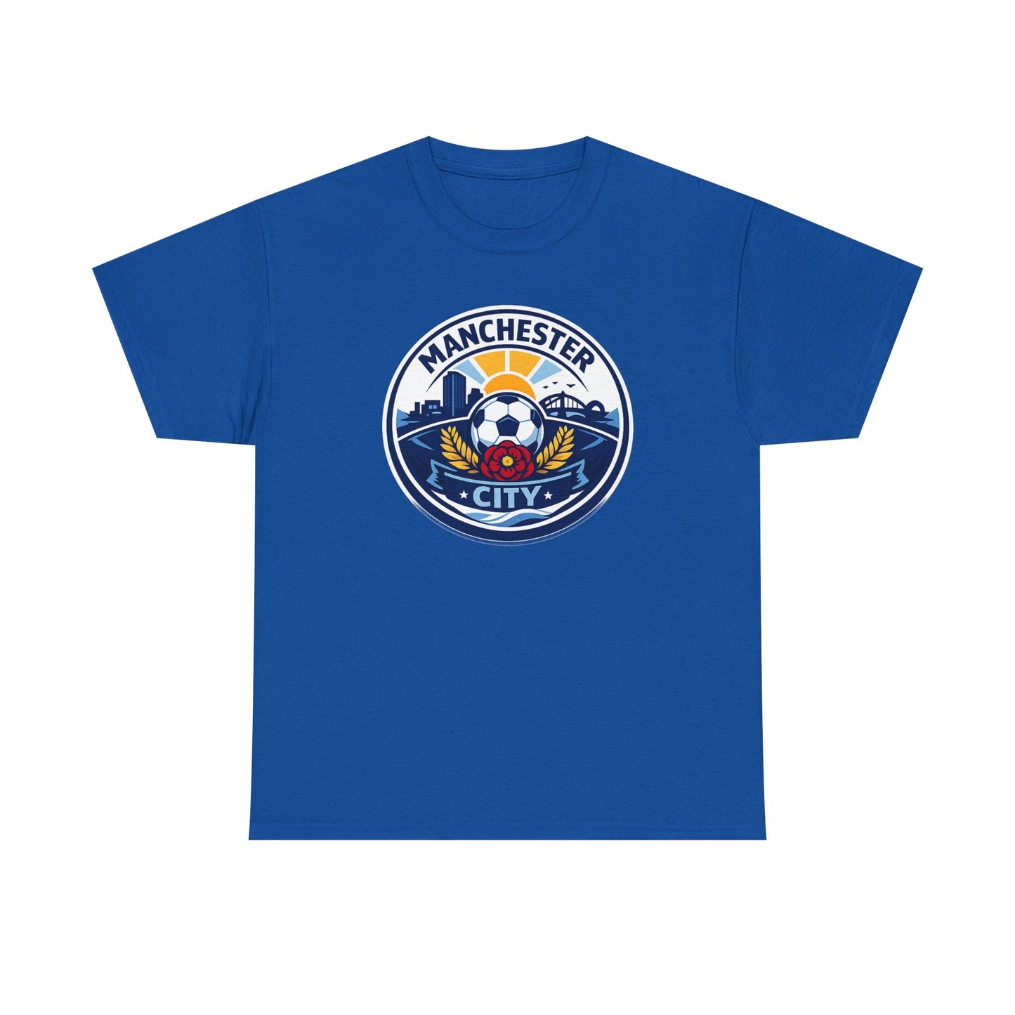 Manchester City Unofficial Soccer Logo T-Shirt — Football Fan Tee