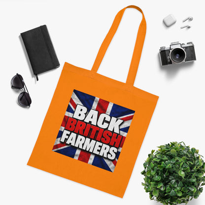 Back British Farmers Tote Bag — Union Jack Cotton Shopper